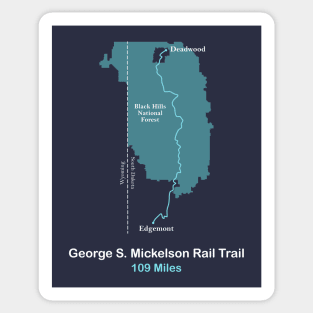 George S. Mickelson Rail Trail Sticker